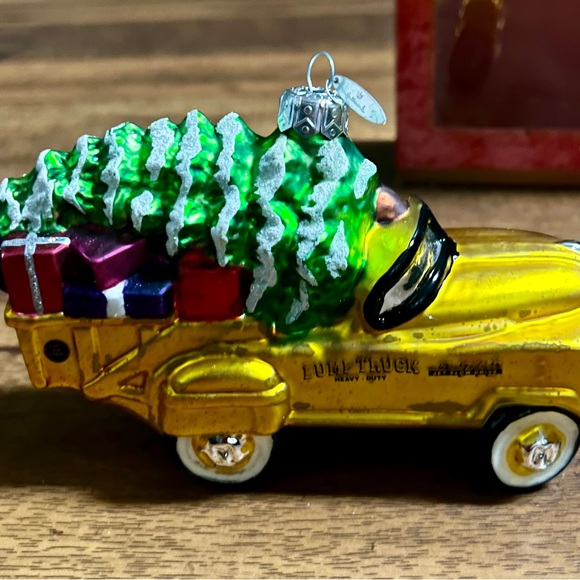 Hallmark • 2000 • 1955 Murray Dump Truck • Blown Glass • Ornament • W/ Box - Picture 8 of 14